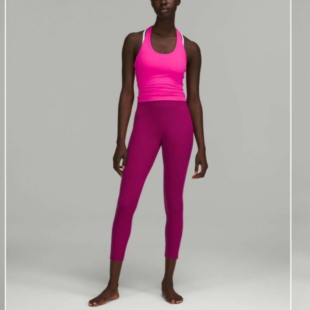 NWT Magenta Lululemon InStill 25” Leggings size 6!
